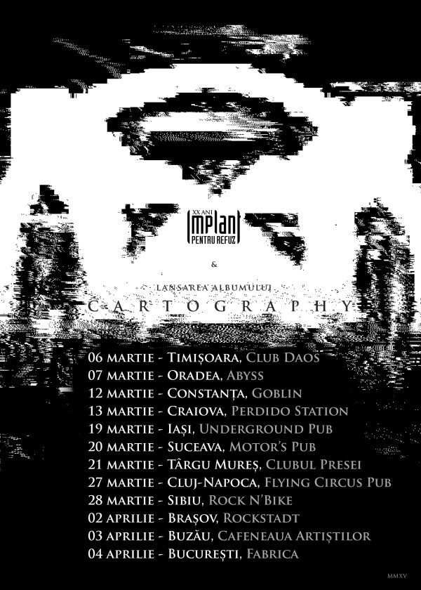 Mai sunt 10 zile pana la lansarea albumului Cartography de la Implant Pentru Refuz!